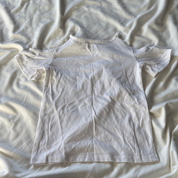 Place White Tee with Stylish Friends Graphic - Picture 4 of 4